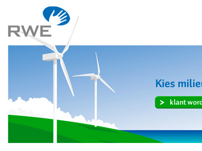 RWE Energie (2006) artwork design energy environment green rwe ui ux web