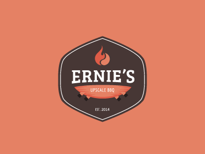 Ernie's Upscale BBQ logo
