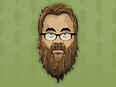 Profile Pic avatar beard illustration profile twitter
