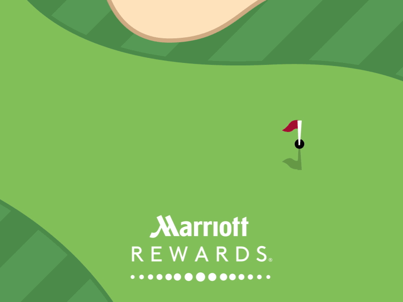 Golf Time (Rebound) animation chris biewer flag gif golf golf ball golf cart golf course hole hole in one lemonly