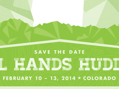 All Hands Colorado colorado mountains prism save the date