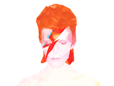 Rest In Space animation bowie david bowie music polygon prism rip space