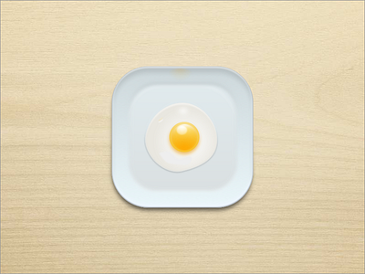 Egg egg icon plate sketch