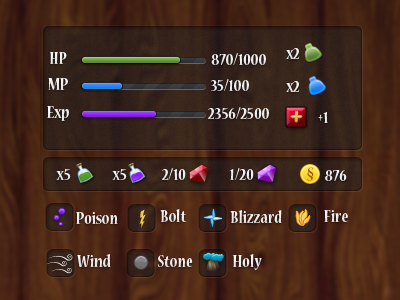 Rpg Ui Elements