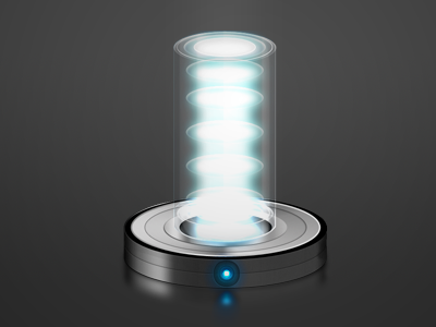 Quantum beam Not a DROPZONE icon :) beam cilinder glass laser light not dropzone icon photoshop quantum yeah