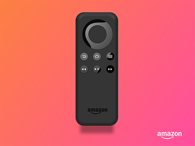 Amazon Fire Tv Remote amazon design product remote sketch vector