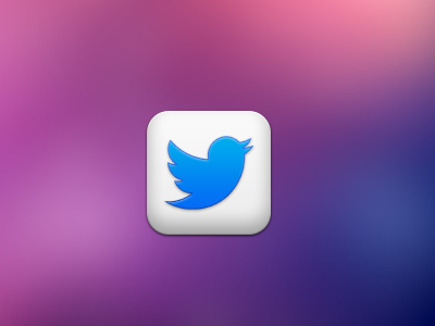 Twitter bird icon new twitter