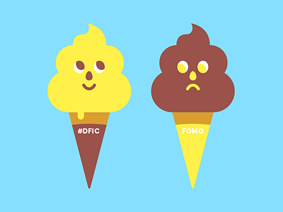 Ice Creams? dfic down for ice cream ice cream illustration poop vector