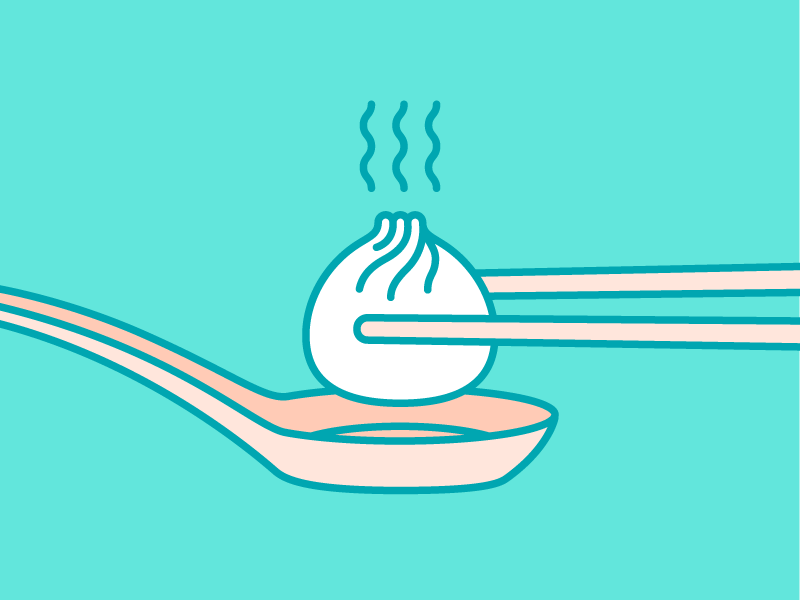 Soup Dumpling illustration vector dumpling xiaolongbao xiao long bao siu leong bao food