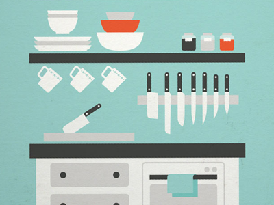 Kitchen Illustration illustration