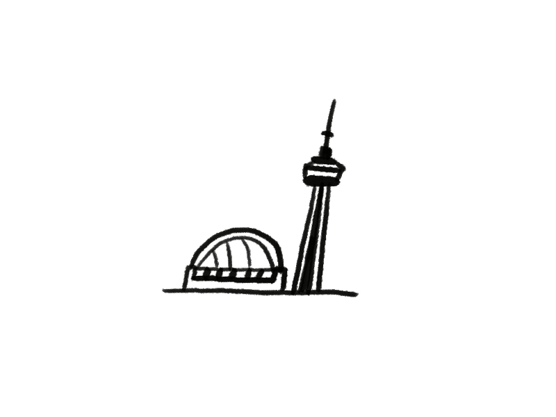 Buy Toronto CN Tower Watercolor Print Toronto Skyline Wall Art Online in  India  Etsy