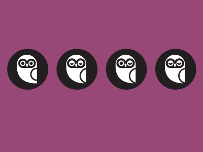 Owl icons icons illustration owl shapes simple