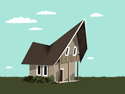 House in the Philippines house illustration project vector