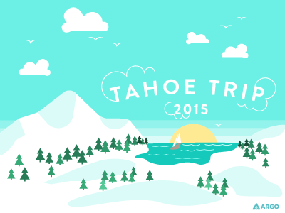 Tahoe Trip Illustration