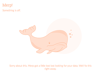 Error Message error illustration vector whale