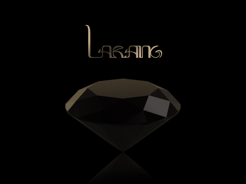 Larang Gold Diamond 3d ae animation black c4d dark diamond gif gold jewelry prestige