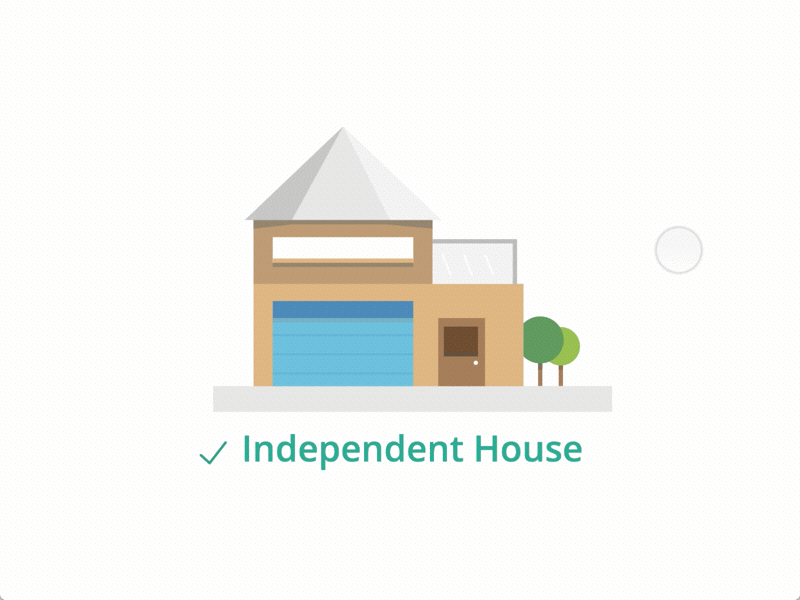 Independent House or Villa animation exploration fun house propertytype selection villa