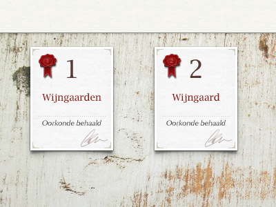 Wine Certificates certificate icon paper texture