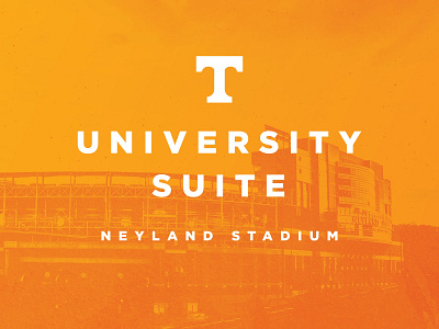 University Suite at Neyland Stadium athletics branding checkerboard design knox knoxville logo neyland neyland stadium orange power t sports tennessee tn university of tennessee