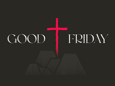 Good Friday church cross death design good friday jesus