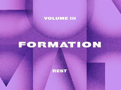 Formation Vol III: Rest bible church cross illustration jesus knoxville rest tennessee type typography