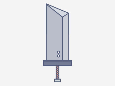 Buster Sword buster sword cloud final fantasy advent children ff7 video games
