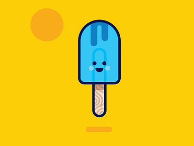 Popsicle columbia illustration pollen popsicle smile south carolina spring summer sun vector