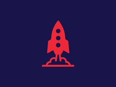 Booster pt. I boost exhaust icon illustration logo planets rocket space stars