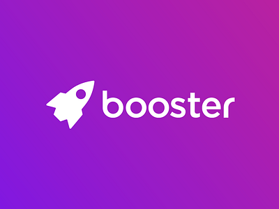 Booster pt. II app icon illustration logo rocket space
