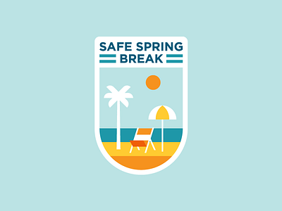 Safe Spring Break beach palm tree shapes sky spring break sun suns out guns out tank top unbrella water