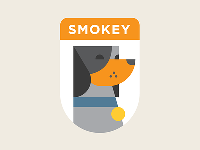 Smokey X dog hound illustration shapes smokey university of tennessee ut