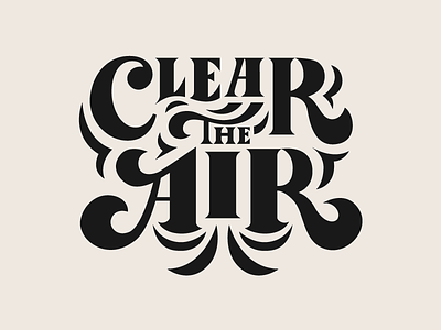 Let's be clear... air clear tennessee type typography university of tennessee