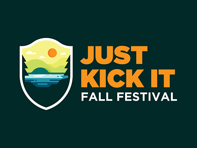 Just Kick It v. III clouds fall festival hills mountains river tennessee