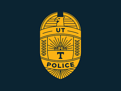 Police Badge pt. II badge eagle illustration knoxville police tennessee university