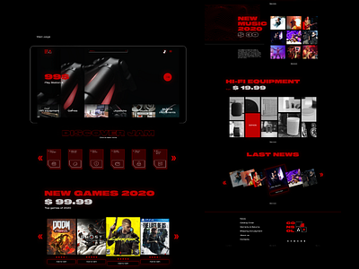 Console. Website animation app black dark dark theme dark ui design logo minimal red typography ui ux web website