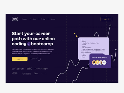 Coding bootcamp design