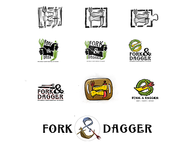 Sketches for Fork & Dagger