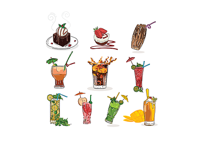 Mocktail Illustrations