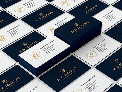 B.S. HOUSE | Stationery branding businesscard graphic graphicdesign identity india letterhead logo logodesign stationery typography