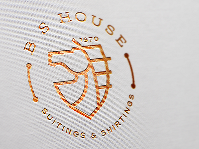 B.S. House | Logo branding graphic identity india logo typography