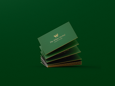 The White Orchid | Branding branding businesscard graphic graphicdesign identity india letterhead logo logodesign stationery typography