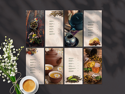 Menu design | The white Orchid