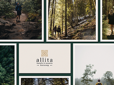 Allita - Hotels & Resorts branding businesscard graphic graphicdesign identity india letterhead logo logodesign stationery typography