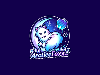 Arctic Fox Logo Illustration