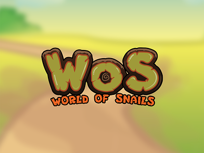 WOS - World of Snails brand brand identity branding game logo logotype snails