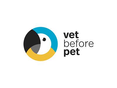 Vet Before Pet brand brand identity branding logo logotype macaw macaw brand macaw logo parrot parrot logo pet brand vet brand