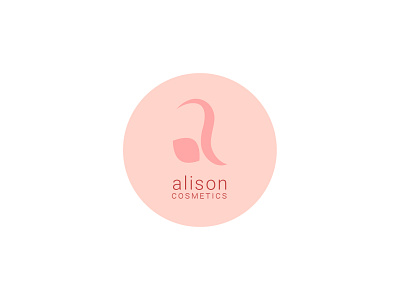 Alison Cosmetics branding design flat icon illustrator logo logocore logodesign typography vector