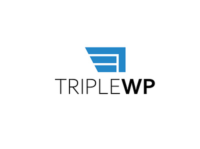 TripleWP Logo branding design flat icon illustrator logo logo design logochallenge logocore logodesign minimal triplewp vector