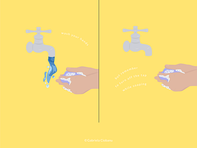 Wash your hands, saving water | Covid19