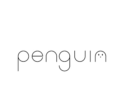 Penguin creative concept / Logo design creative concept creative design design flat illustration illustrator logo logo concept logo design logodesign logotype penguin logo typography typography art